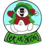 LLD Let It Snow Snow Globe