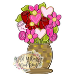 WLD Valentine Flowers Vase