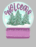 WWW Welcome Snowglobe