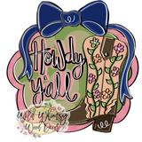 WLD Howdy Yall Plaque