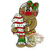 WLD Gingerbread Girl with Tree