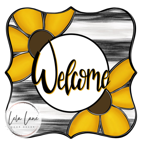 LLD Sunflower Welcome Plaque