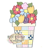 WLD Patchwork Flower Vase
