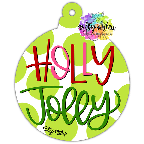 ABL Holly Jolly Ornament