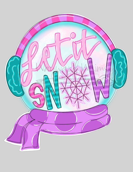 WWW Let It Snow Globe