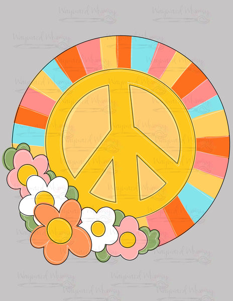 WWW Floral Peace Round