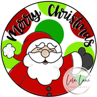 LLD Merry Christmas Santa Round