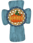 WWW Thankful Pumpkin Cross