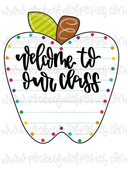 POP Welcome To Our Class Apple 1