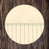 KWA Teacher Stripes Round