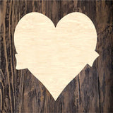 LHD Happy Valentines Day Ruffle Heart