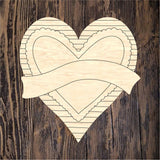 LHD Happy Valentines Day Ruffle Heart