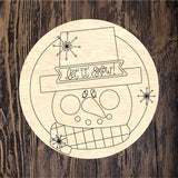 LHD Let It Snow Man Round