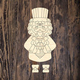 LHD Patriotic Uncle Sam Ribbon Legs