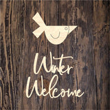 LHD Winter Welcome Snowman Round