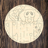 LHD Woof You Dachshund Valentine