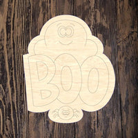 LLD Boo Ghost Plaque