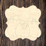 LLD Hello Fall Pumpkin Plaque