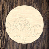 LLD Merry Christmas Santa Round