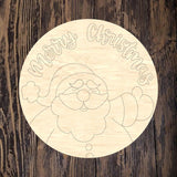 LLD Merry Christmas Santa Round