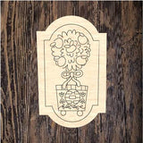 LPD Chinoiserie Orange Tree Plaque