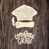 LPD Congrats Grad Scallop Round