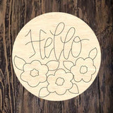 LPD Hello Flowers Round