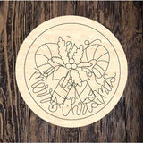 LPD Merry Christmas Candy Cane Round