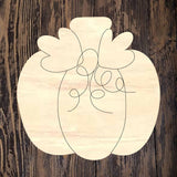 LPD Pumpkin Scallop Round