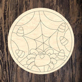 LPD Trick Or Treat Spider Web Round