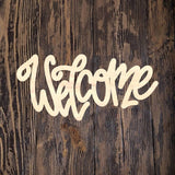 LPD Welcome Floral Scallop Round