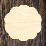 LPD Welcome Floral Scallop Round