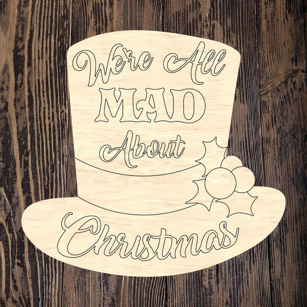 Mad About Christmas Top Hat