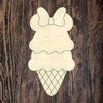 Mouse Head Ice Cream Cone 1