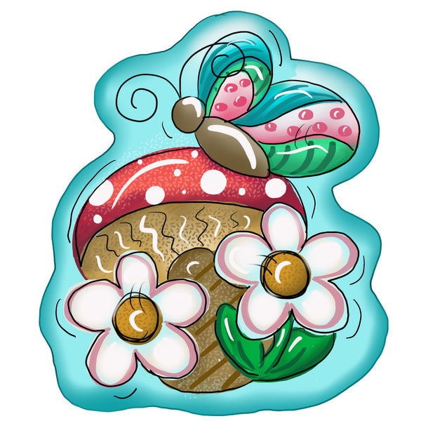 DOD Mushroom and Butterfly