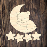 NBP Bear And Moon Birth Announcement