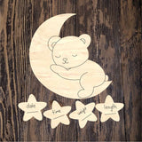 NBP Bear And Moon Birth Announcement