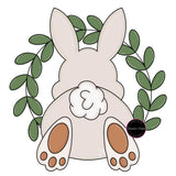 NBP Bunny Rear Laurel Round