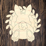 NBP Bunny Rear Laurel Round