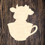NBP Cow Teacup