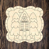 NBP Gingerbread House Plaque