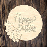 NBP Happy Easter Floral Round