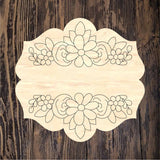 NBP Hello Floral Plaque