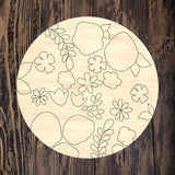 NBP Hello Floral Round