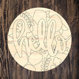 NBP Hello Floral Round