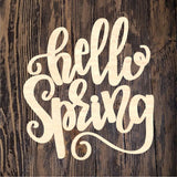 NBP Hello Spring Plaque