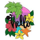 NBP Hello Tropical Plaque