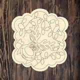 NBP Reindeer Lights Plaque