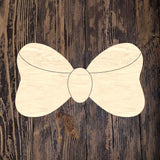 NBP Scalloped Circle Bow