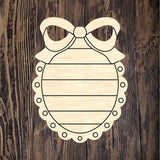 NBP Scalloped Oval Bow